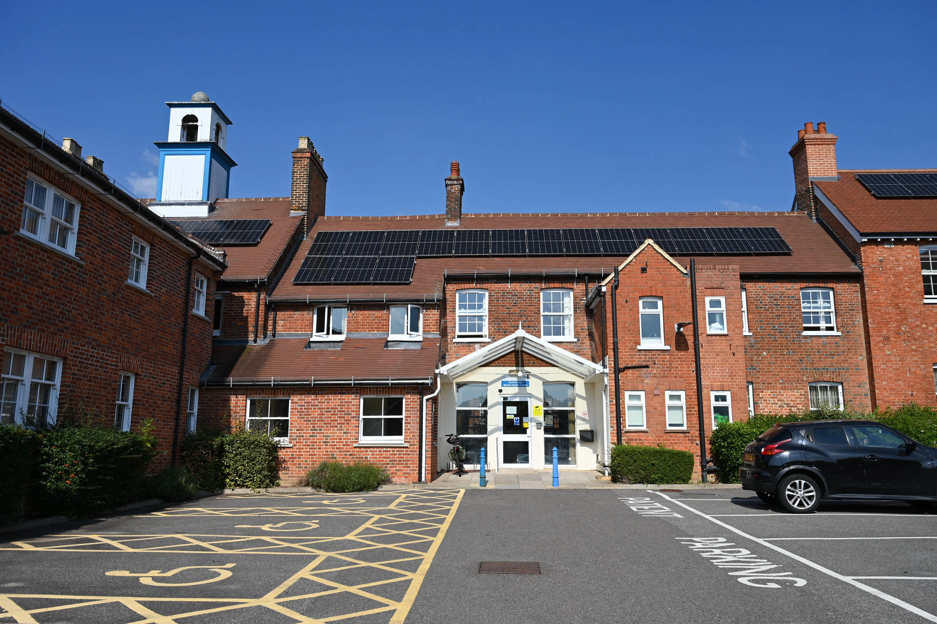 Solar panels on Church hill house building