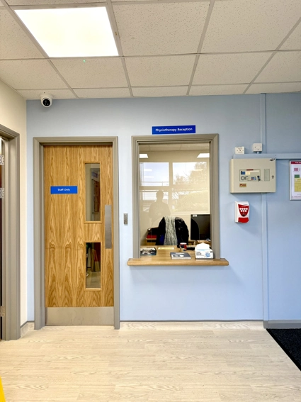 MSK Physiotherapy reception 